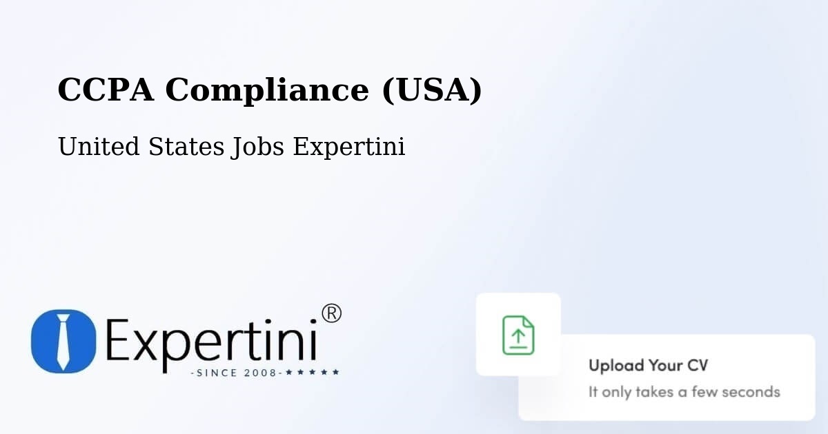 CCPA Privacy Rights & Compliance Notice – Chittenango - United States Jobs Expertini