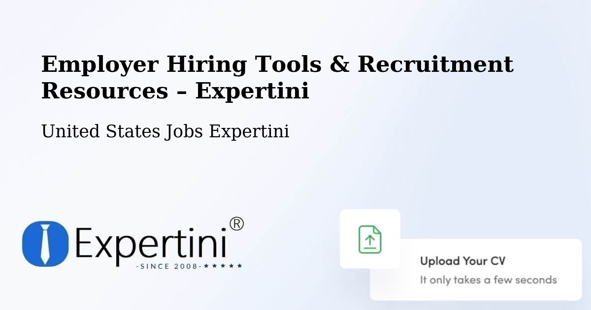 Employer Hiring Tools & Recruitment Resources – Chittenango - Chittenango, United States Jobs Expertini